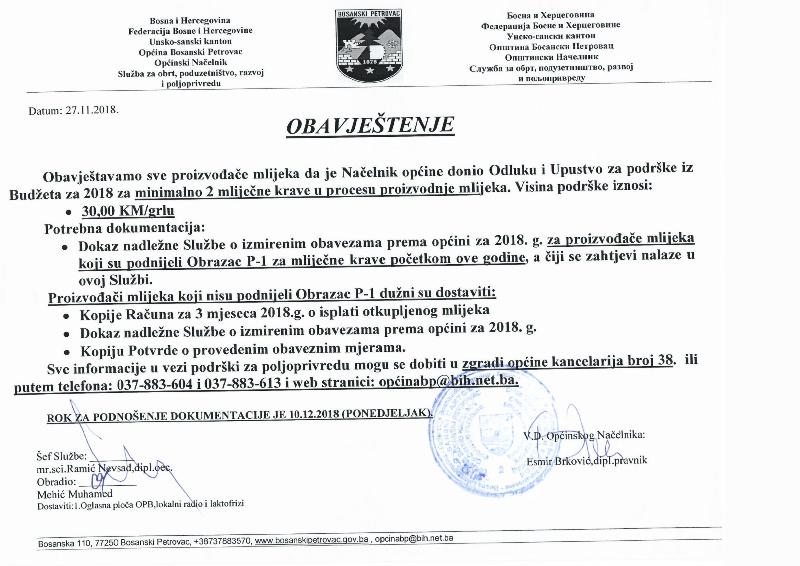 obavjestenje 1